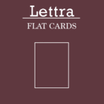 Lettra Flat Cards