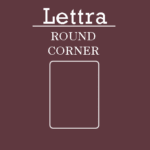 Lettra Round Corner Cards