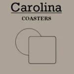 Carolina Chipboard Coasters
