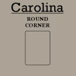 Carolina Chipboard Round Corner Cards